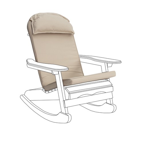 Stone garden adirondack chair - adirondack,