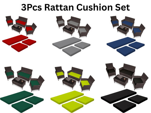 3pc replacement cushions set - 3pc,